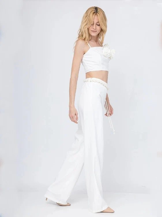 Ensemble pour mariage chic blanc