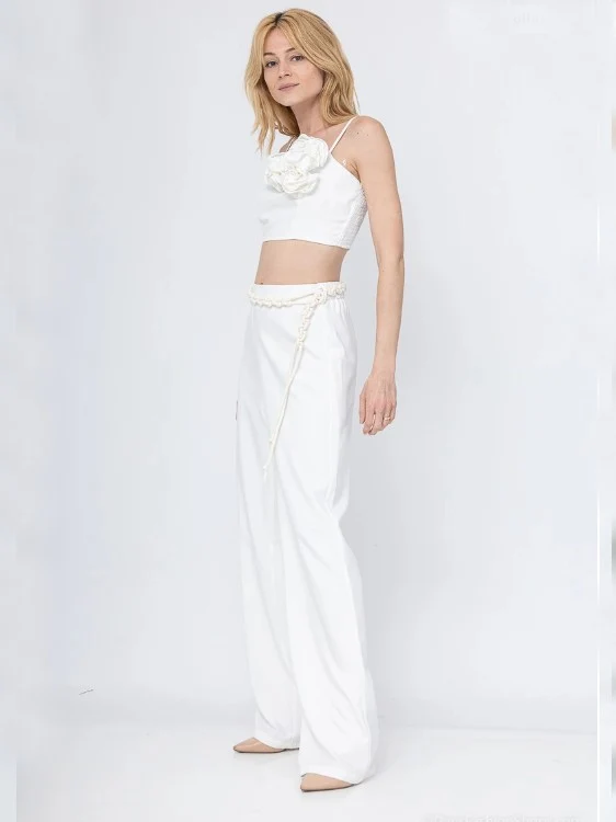 Ensemble pour mariage chic blanc