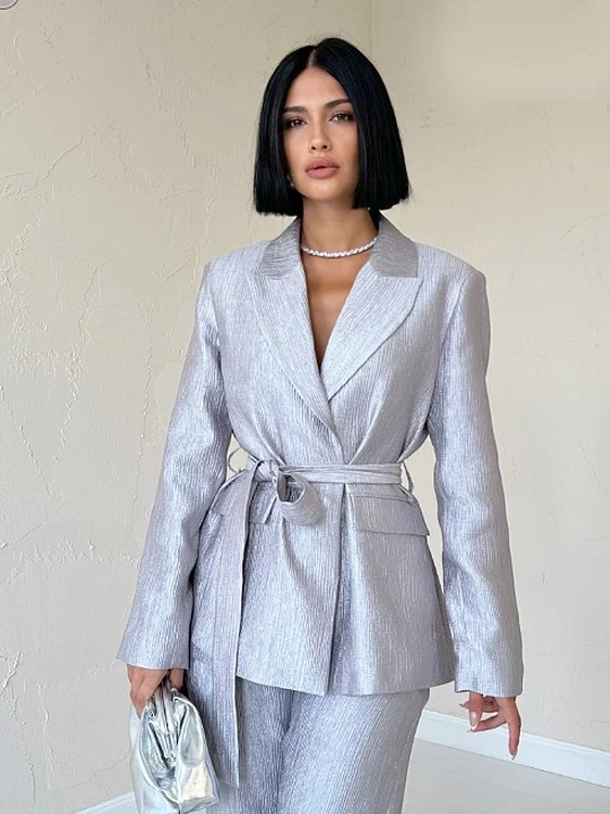 Ensemble blazer pantalon chic
