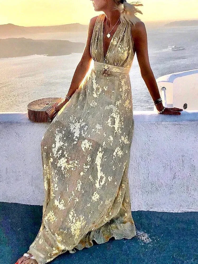 Robe mariage dorée bleu ciel