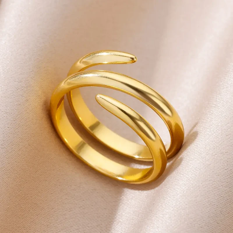 Bague Plaquage Or Bohème