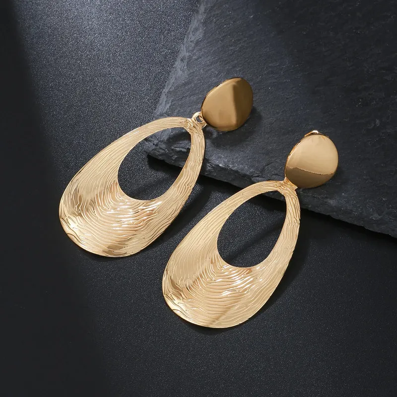 Boucles d'oreilles gouttes or