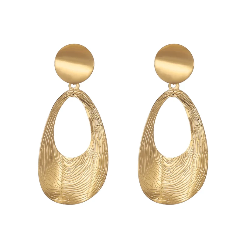 Boucles d'oreilles gouttes or