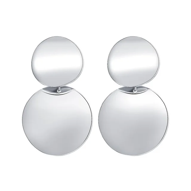 Boucles d'oreilles geometriques rondes
