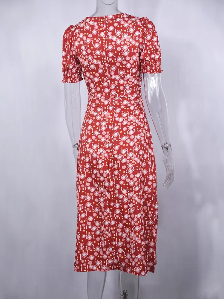 Robe été rouge