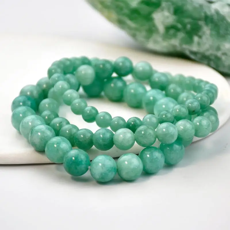 Bracelet bohème vert pierre aventurine