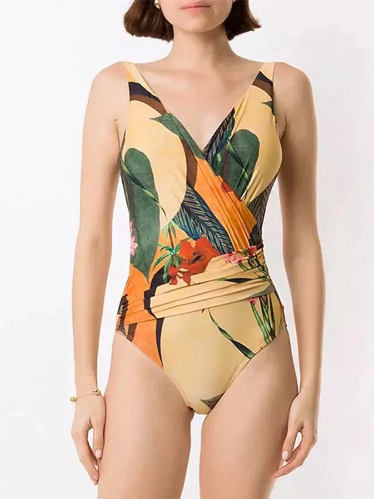 Maillot de bain & Jupe Exotique Beige