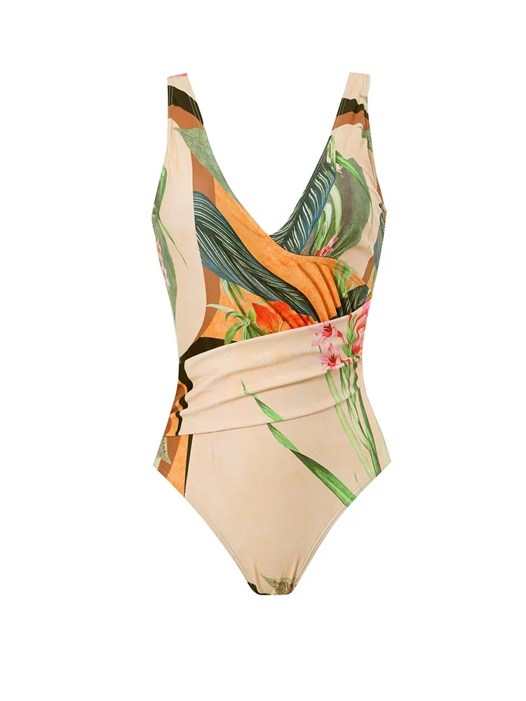 Maillot de bain & Jupe Exotique Beige