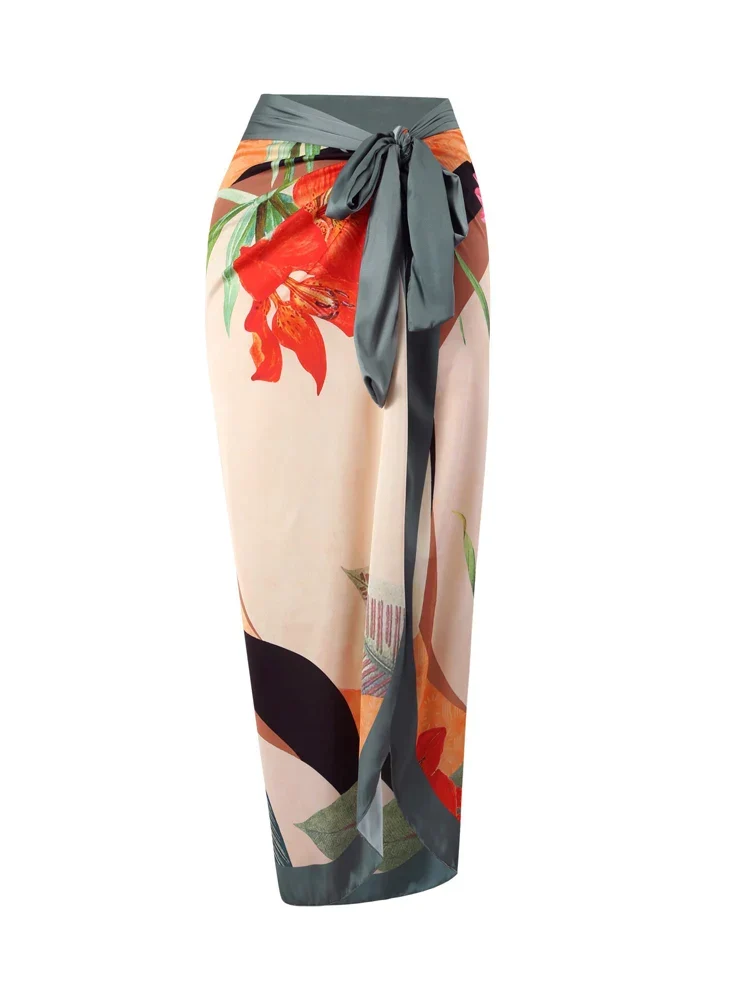 Maillot de bain & Jupe Exotique Beige
