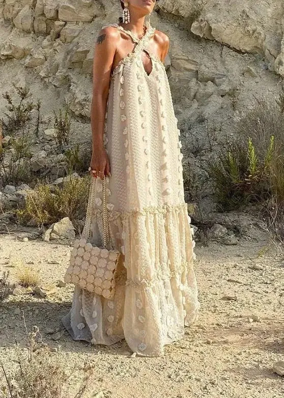 Robe longue Fleurie