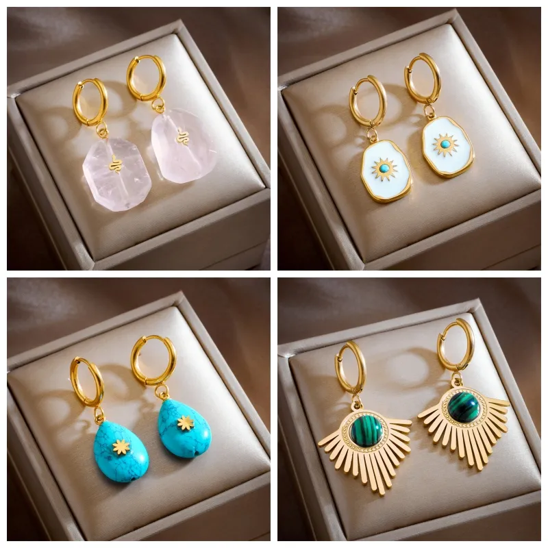 Boucle d'Oreille Pierre