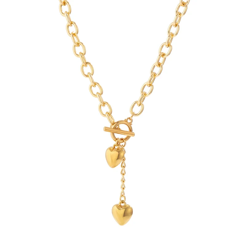 Collier Chaines Coeur