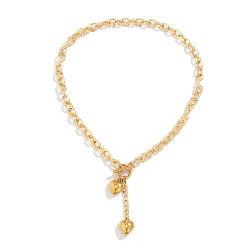 Collier Chaines Coeur