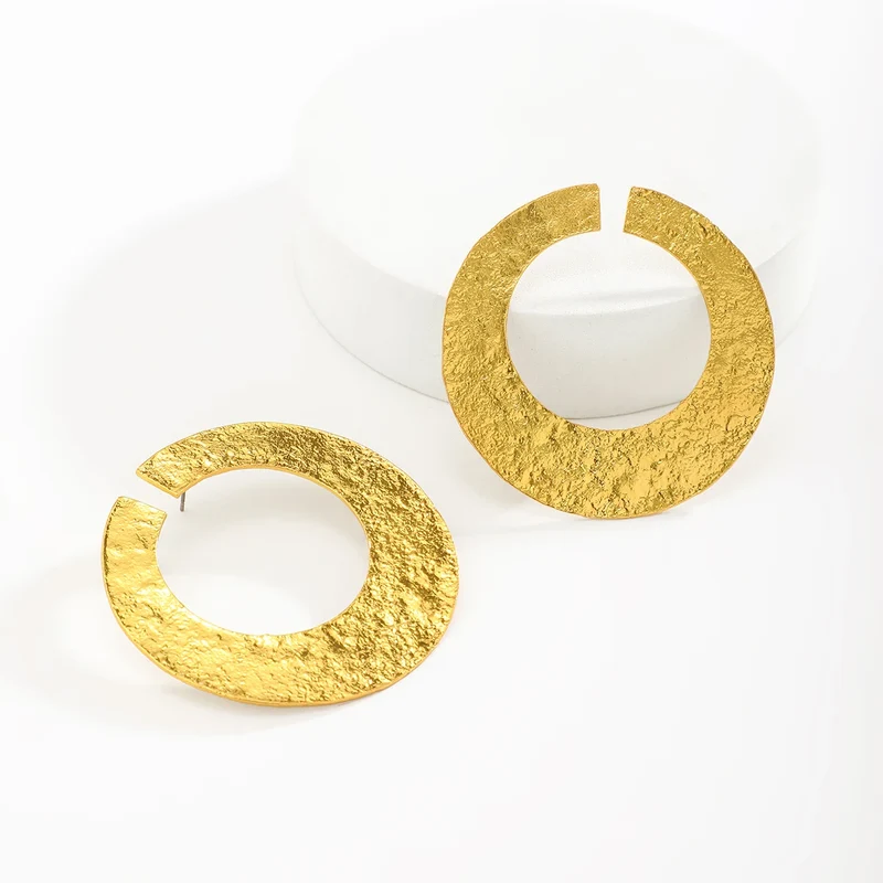 Boucles d'oreille Rond Oversize