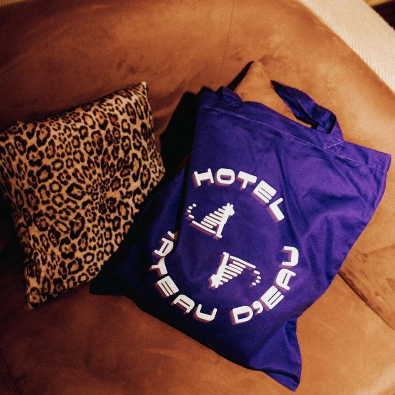 Tote Bag Château-d'Eau Violet