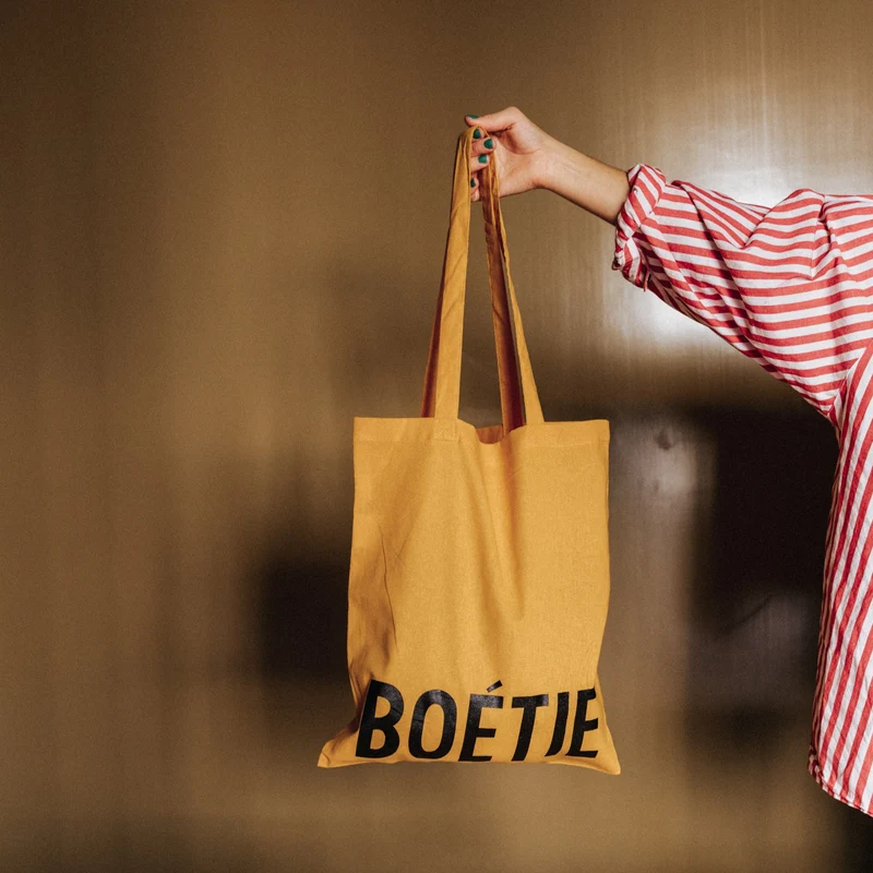 Tote bag Touriste Boétie jaune