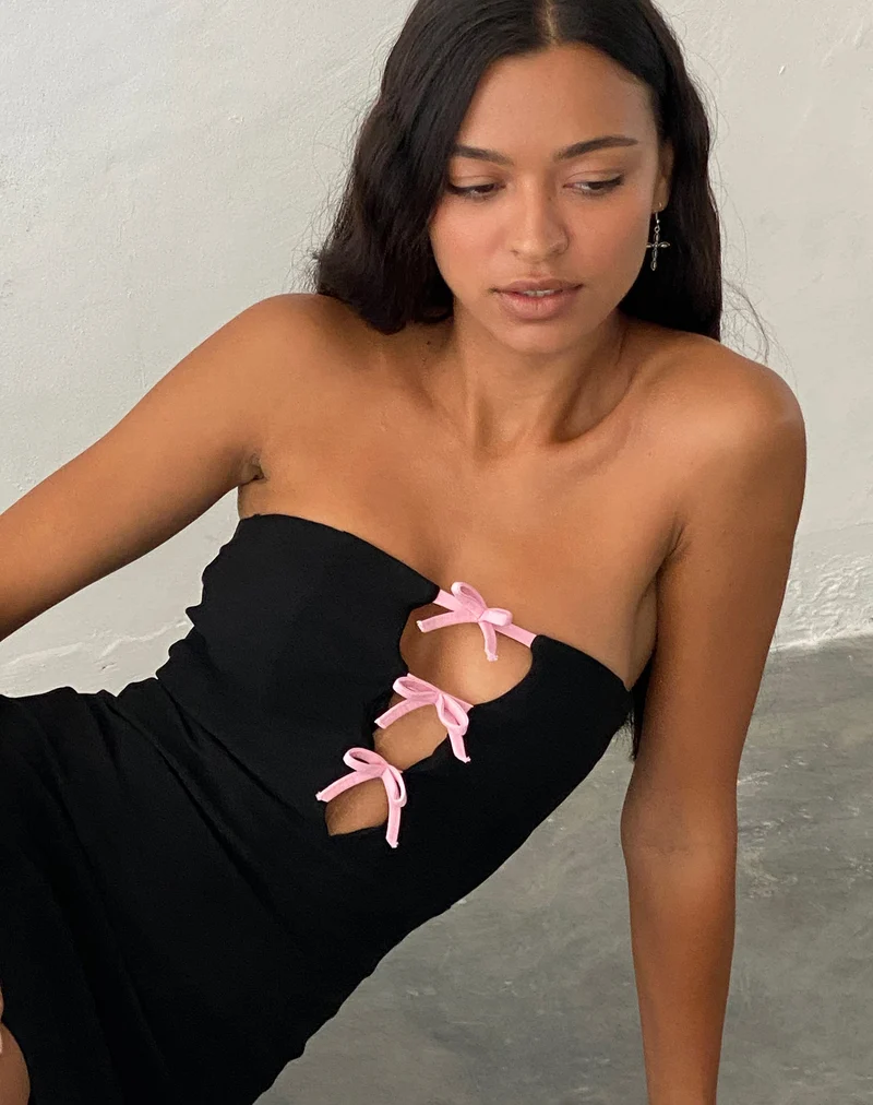 Mini robe Novara en noir