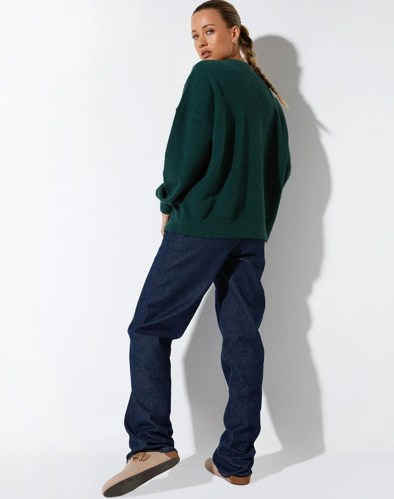Pull Jamin en vert 'Do Not Conform' (Ne pas se conformer)
