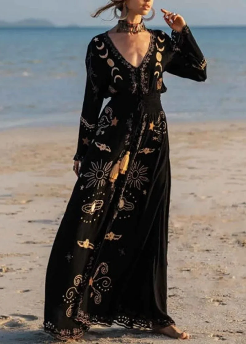 Robe plage grande taille boheme