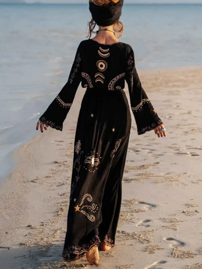 Robe plage grande taille boheme