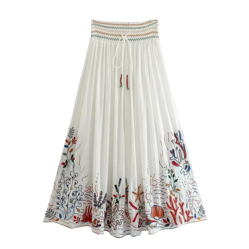 Ensemble bohème blouse et jupe