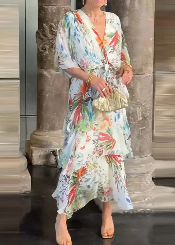 Robe à fleurs casual chic