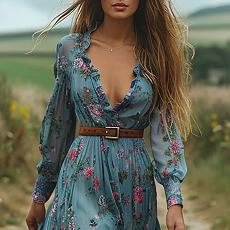 Robe hippie longue