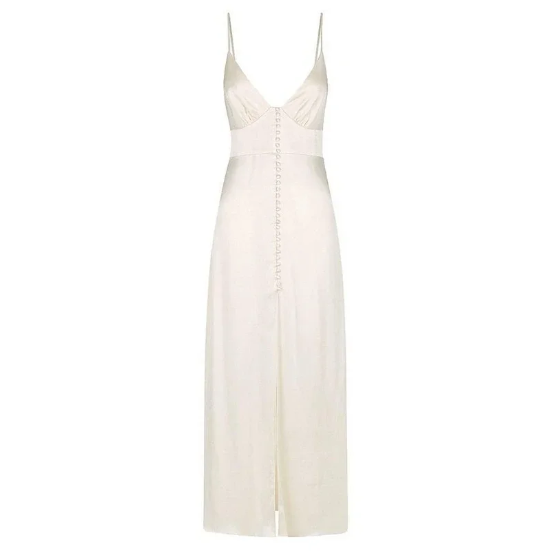 Robe en satin chic pour l'été