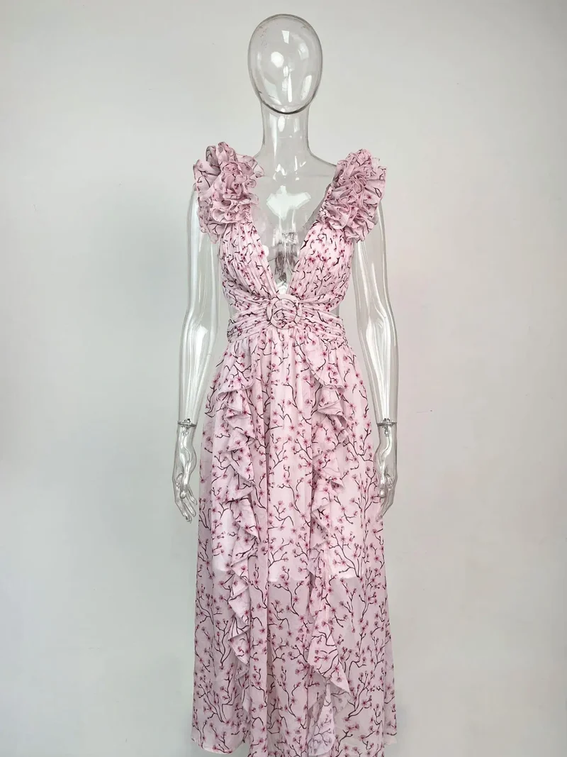 Robe longue vintage chic