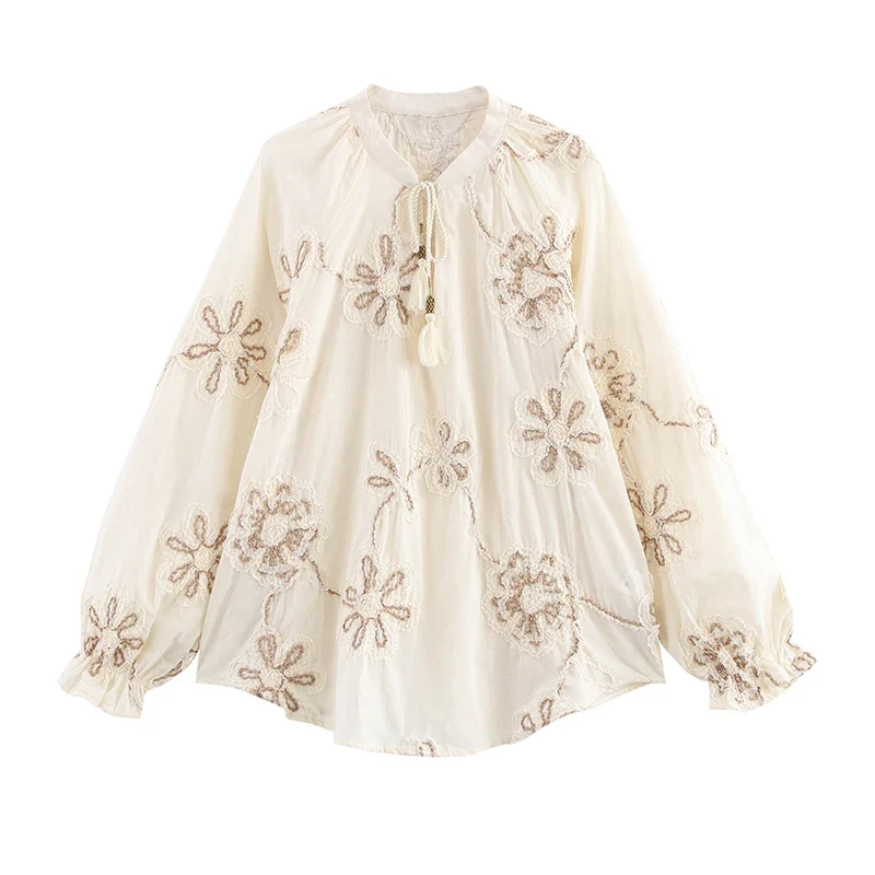 Blouse Broderie Blanche Boho
