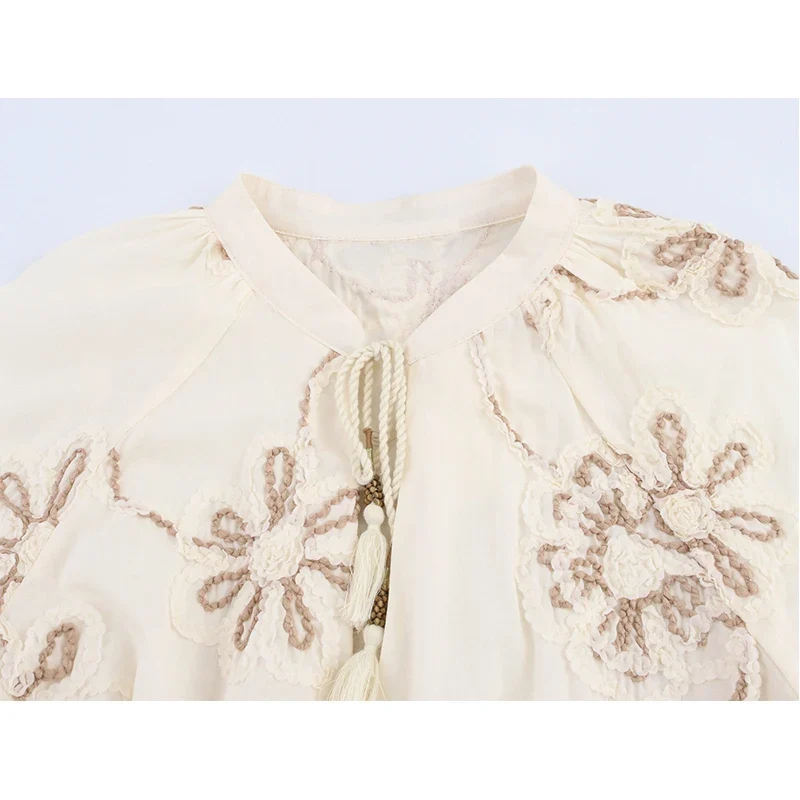 Blouse Broderie Blanche Boho