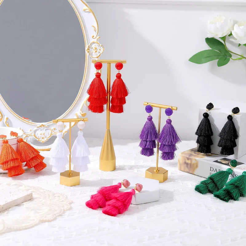 Boucles d'oreilles femme Pompons