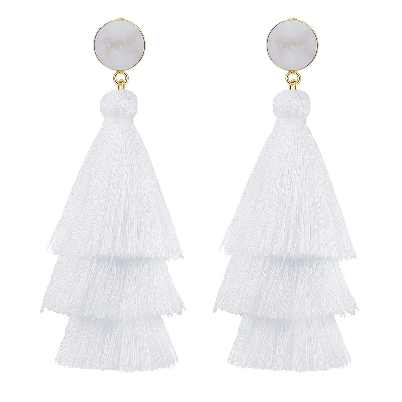 Boucles d'oreilles femme Pompons