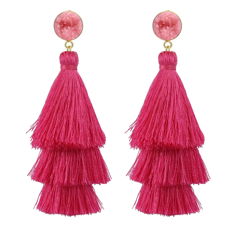 Boucles d'oreilles femme Pompons