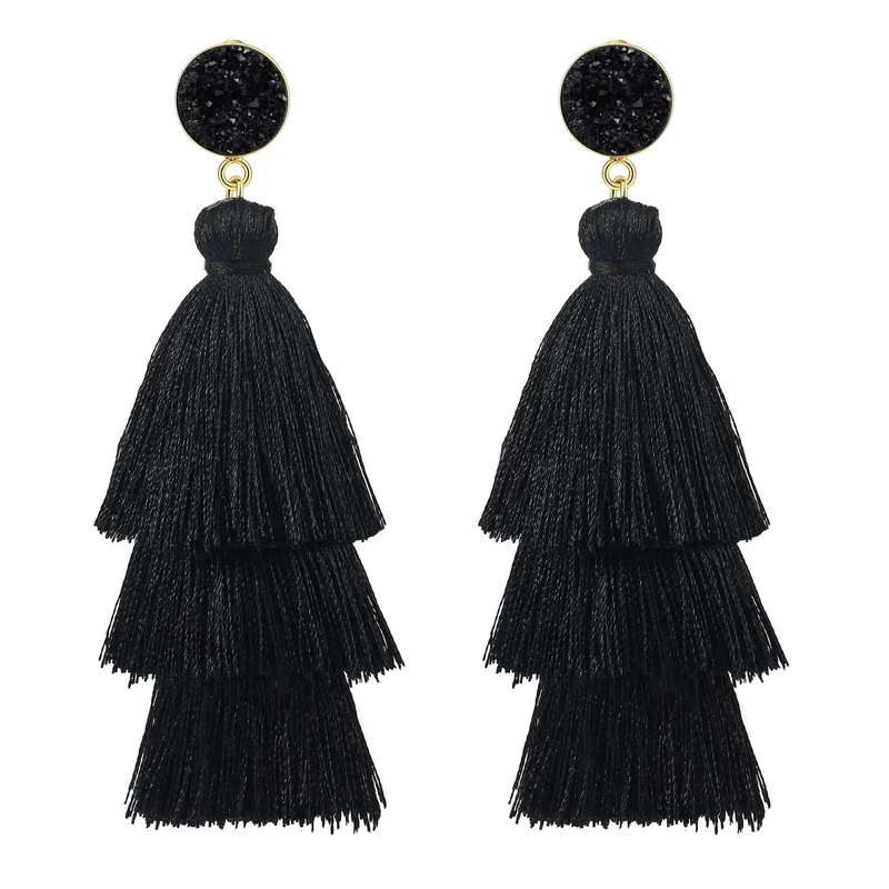 Boucles d'oreilles femme Pompons