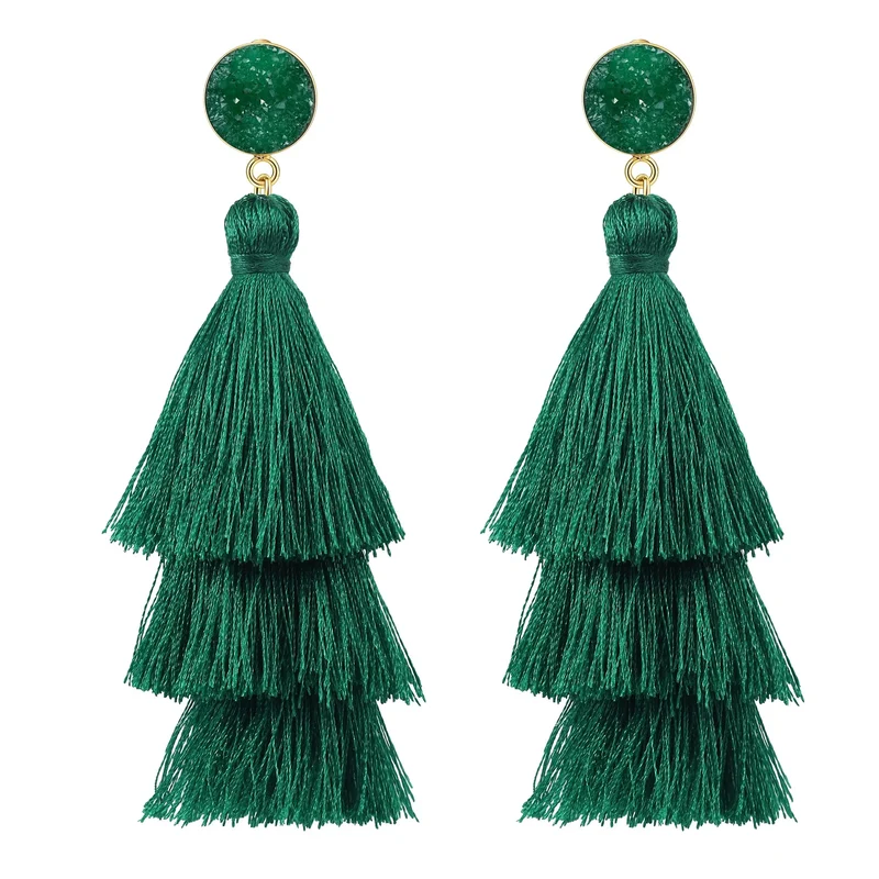 Boucles d'oreilles femme Pompons