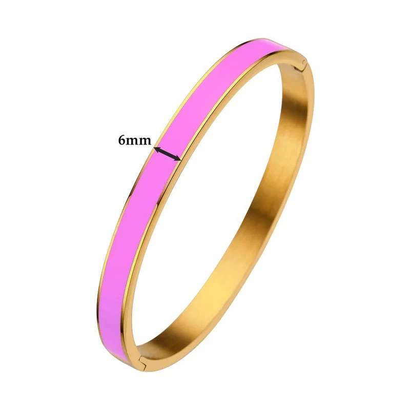 Bracelet doré plaqué en couleur