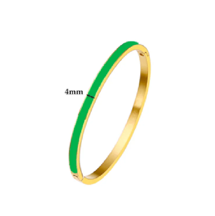 Bracelet doré plaqué en couleur