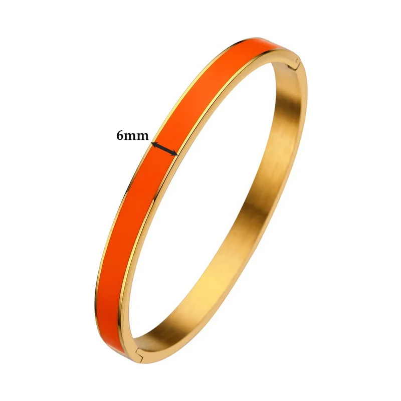 Bracelet doré plaqué en couleur