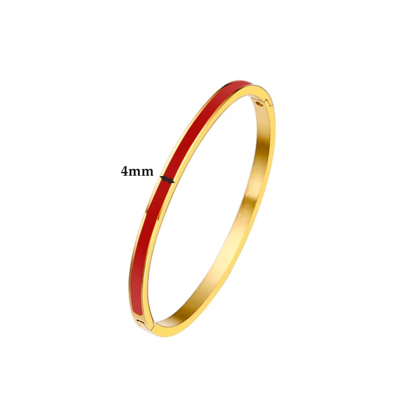 Bracelet doré plaqué en couleur