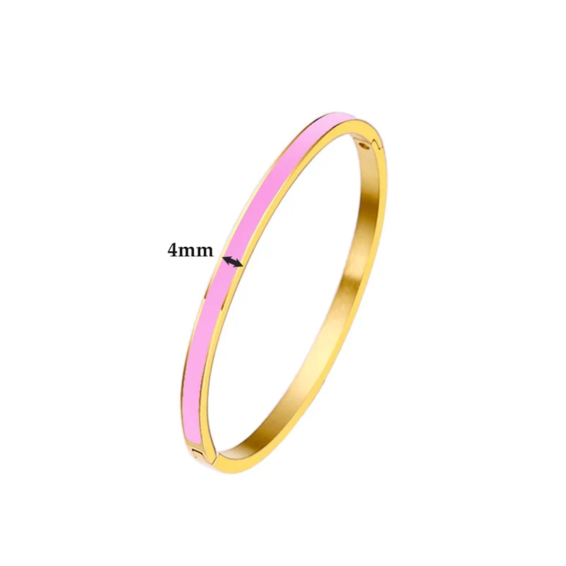 Bracelet doré plaqué en couleur