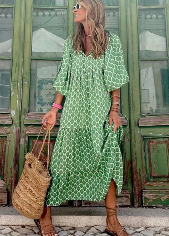 Robe Longue Verte