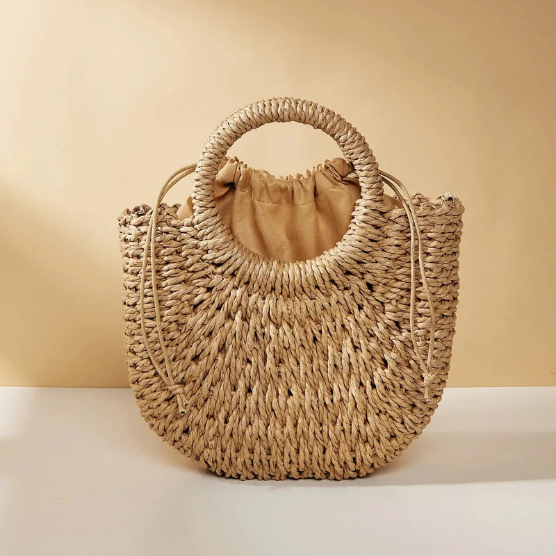 Sac bohème tressé de plage