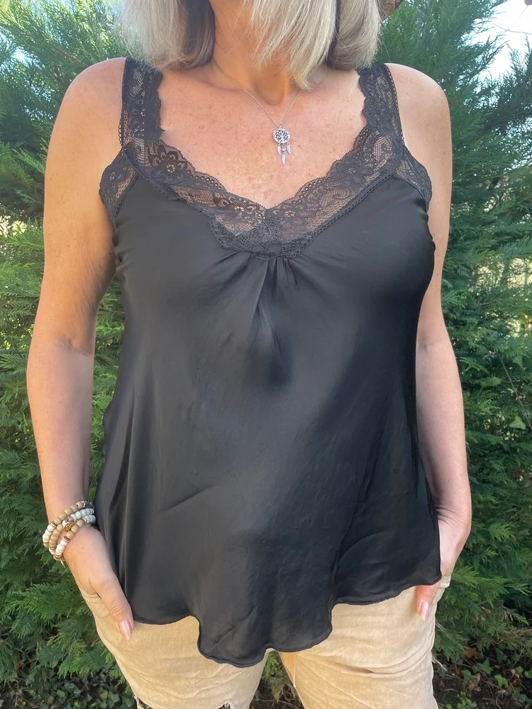 Top fluide Massimo noir