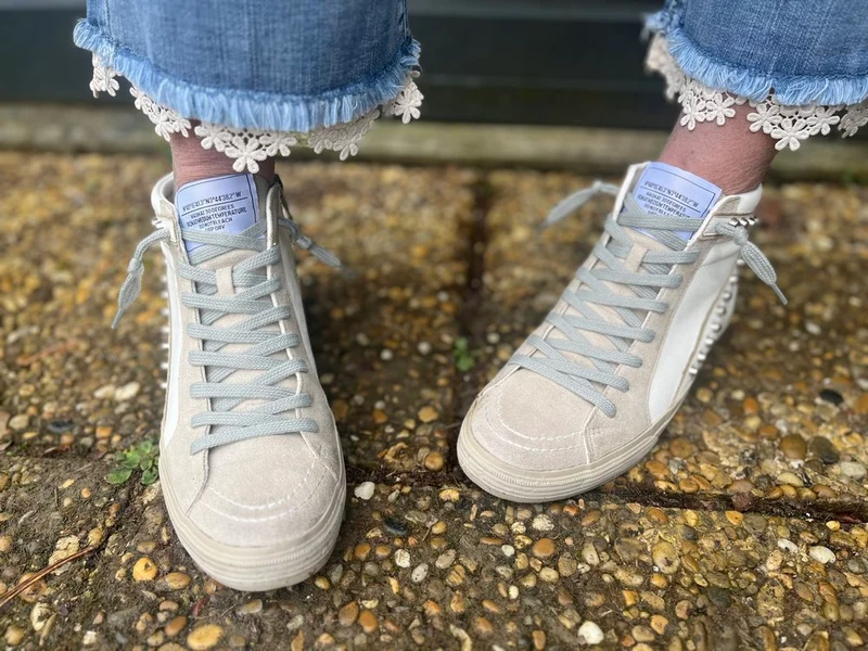 Baskets montantes Emma blanches