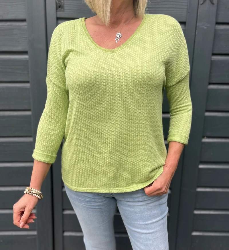 Pull Léandro vert