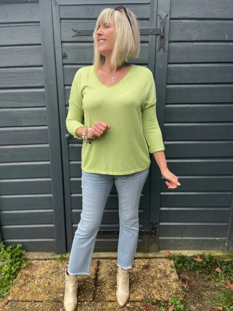 Pull Léandro vert