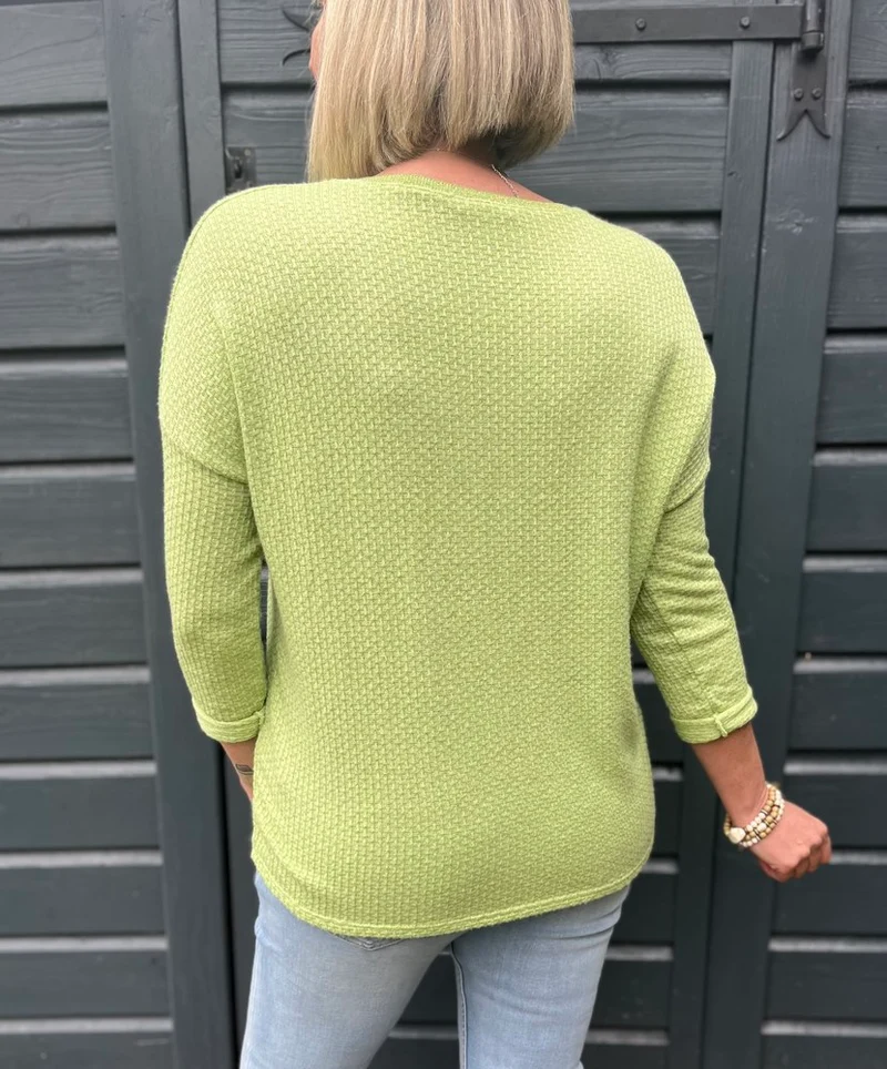 Pull Léandro vert