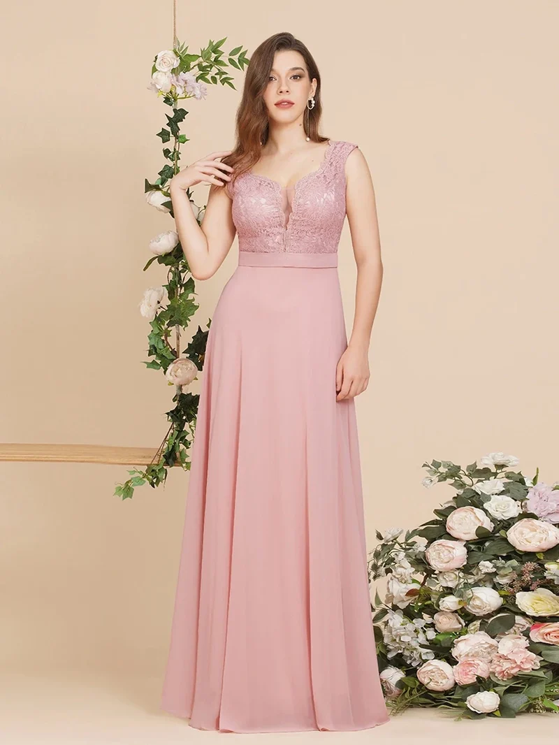 Robe demoiselle d'honneur longue chic