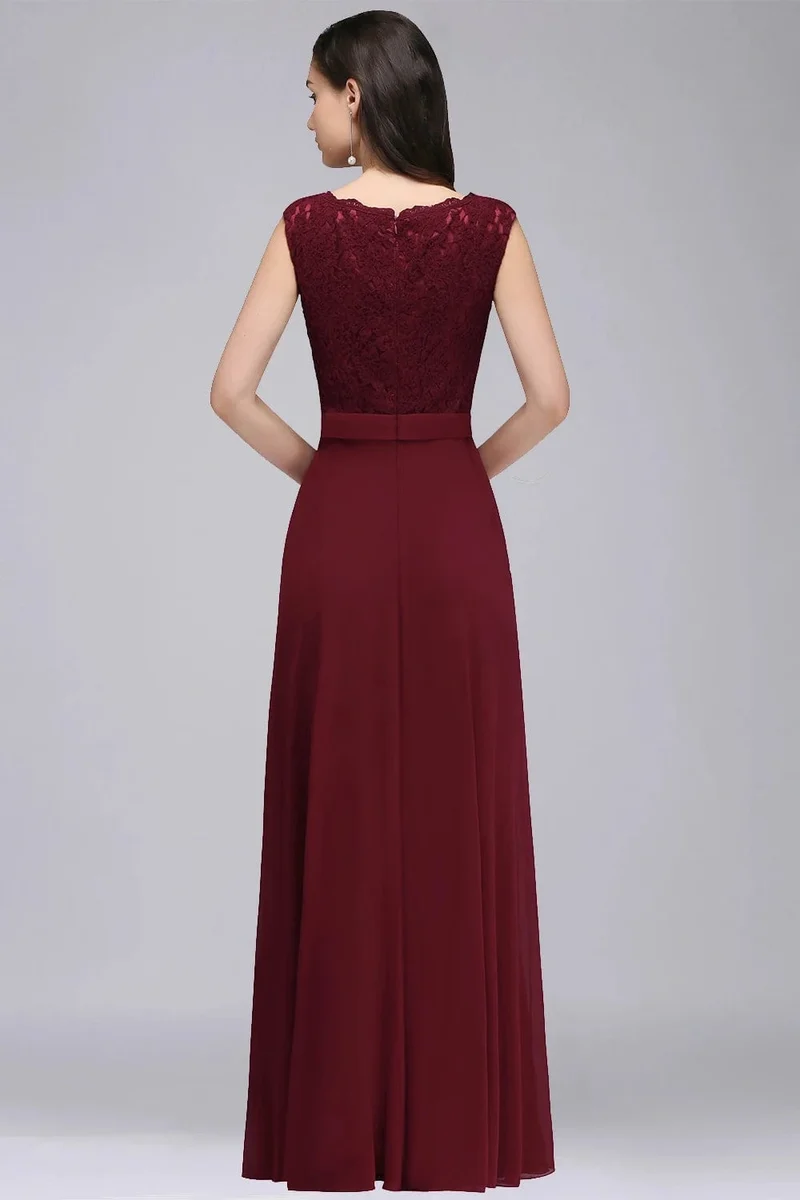 Robe demoiselle d'honneur longue chic